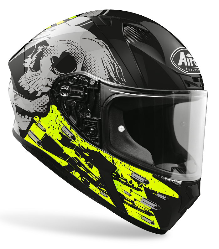 Full Face Helmet Airoh Valor Akuna Yellow Gloss Size L