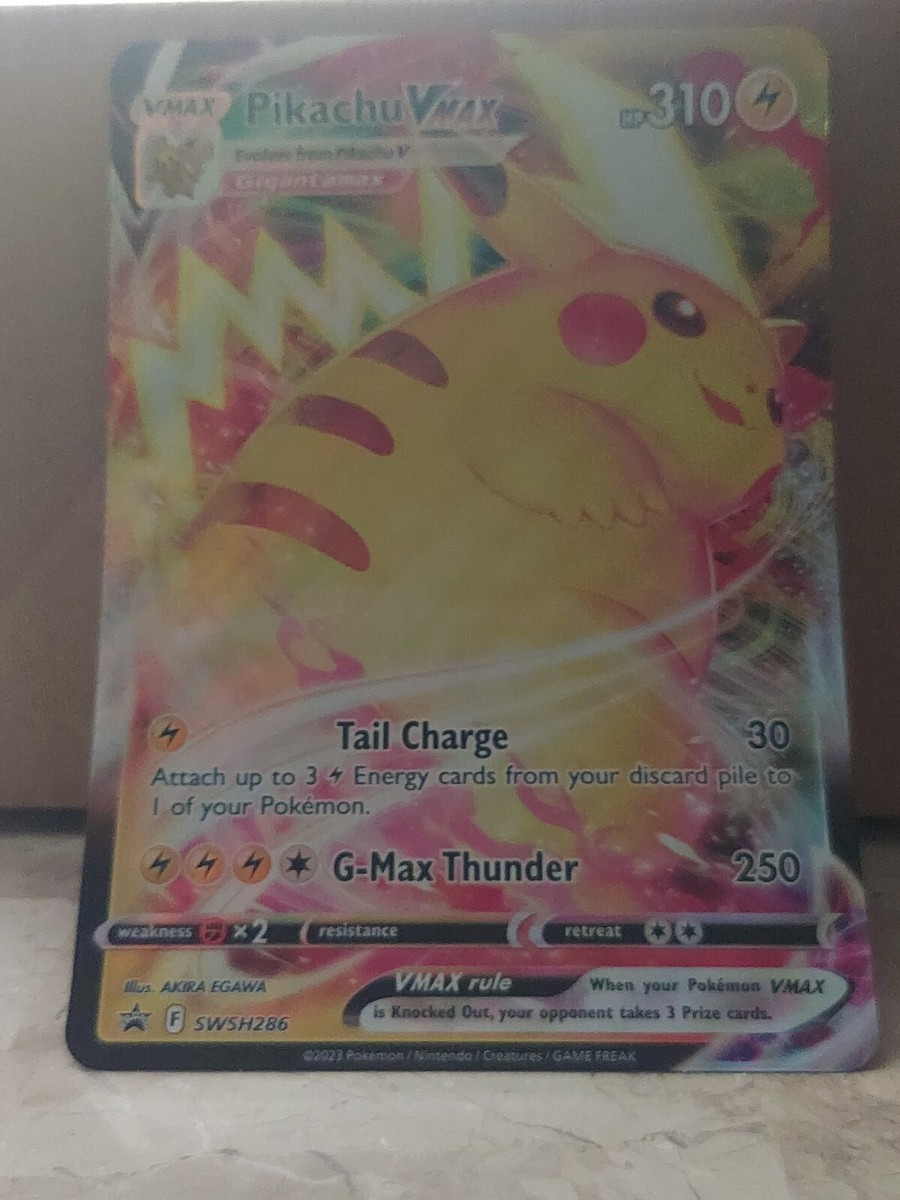 Carte Pokemon Française Vmax Carte Pokémon Pikachu VMAX SWSH286 - Near