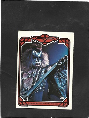 1978 Donruss Kiss Cards # 26 Gene Simmons | eBay