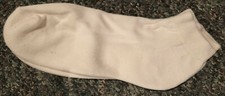 Dozen white men ankle socks size 10 -13.