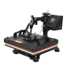 5 in 1 Heat Press Machine Swing Away Digital Sublimation Heat Transfer Printer