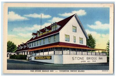 Stone Bridge Inn Tiverton Rhode Island RI Postcard The Stone Bridge Inn Exterior ...