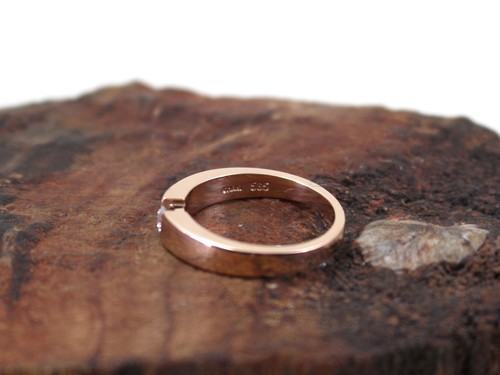 Christ Ring aus 585/14k Gelbgold | mit ein Diamant 0,10ct. - Picture 3 of 4