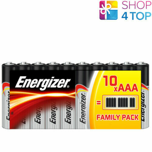 10 Energizer AAA Batteries Alkaline Power LR03 1.5V Micro MN2400 AM4 E92 New-image