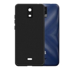 Natural Tactility Soft Slim TPU Protective black Case for Blu View 3 B140DL USA