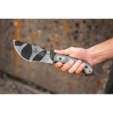 TOPS Tom Brown Fixed Knife 6.38" 1095HC Steel Full Tang Blade Micarta Handle
