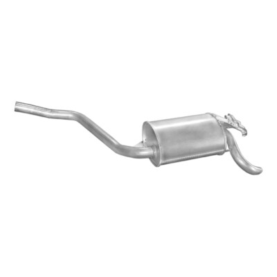 Ligne D'échappement Complète Pour Mercedes 190 (W201) 2.5 D - Inclut Silencieux Avant, Acier Aluminisé