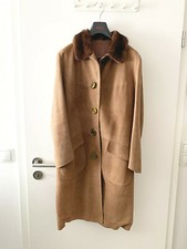 Vintage Wildledermantel 60-er, mit Nerzkragen, Gr.38/40