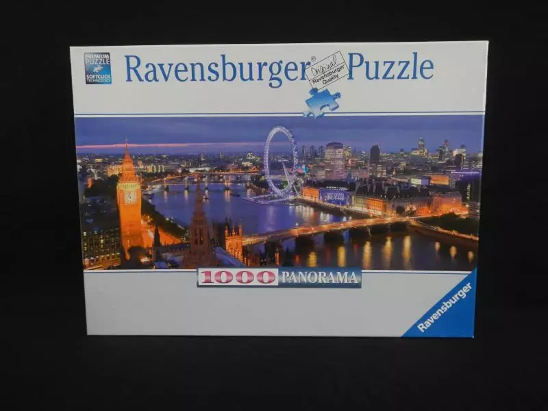 2015 Ravensburger 1000 Piece Panorama Puzzle London At Night 39x15