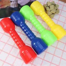 2Pcs Plastic Dumbbells Kids Sports Fitness Equipment Toddler Barbell Toys