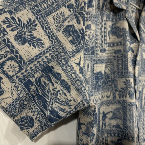 Howie Hecho en Hawai Isla de Peces Tropicales Tiki Pesca con Lanza para Hombres Talla XL 30x25 - Imagen 5 de 15