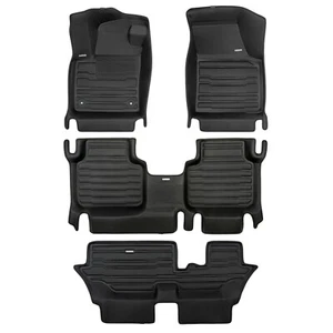 TuxMat Tapis de sol personnalisés pour Volkswagen Atlas 7-Seater - 2018-2026 - Ensemble complet