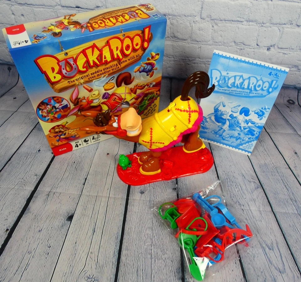 BUCKAROO! by Hasbro Gaming 'The Saddle-Stacking Game!' 2011 Edition  ~  Complete - Image 3 of 4