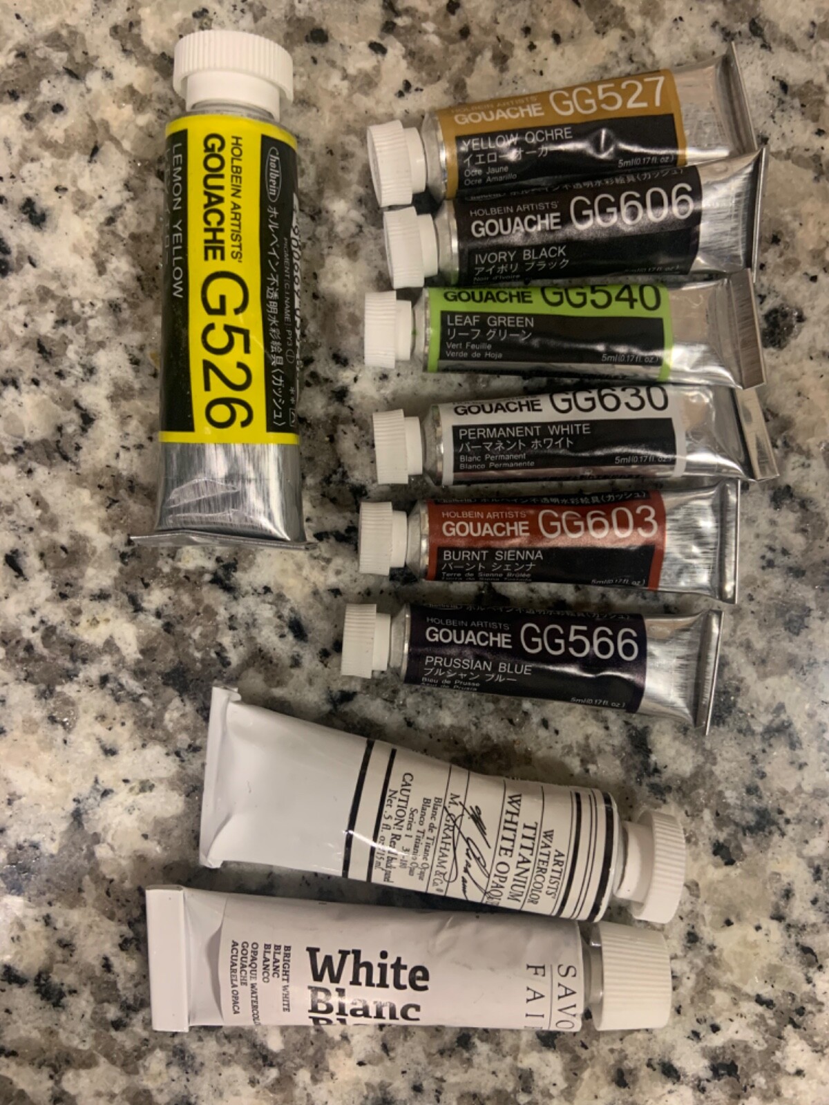 Art Supply Watercolor Gouache lot Daniel Smith Holbein Arteza QOR