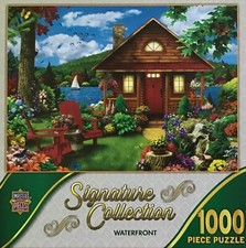 Puzzle: Master Pieces Signature Coll. "Waterfront" 1000 Pc Puzzle, Sealed
