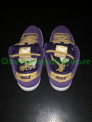 purple and gold nike sb