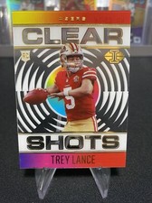 Trey Lance 2021 Panini Illusions Football Clear Shots Rookie Card #CS-18