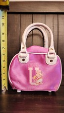 Care Bears Purple / Pink Small Purse Handbag CHEER U 2004 Bear