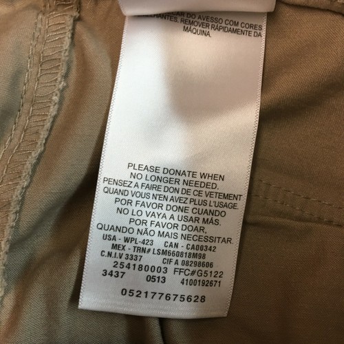 Dockers Womens Casual Regular Straight Low Rise Tan Dress Pants Size 8 - Picture 5 of 10