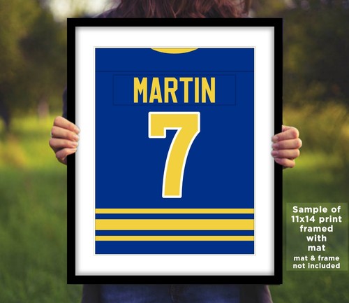 RICK MARTIN Jersey Photo BUFFALO SABRES French Connection / 8x10 11x14 16x20 - Picture 2 of 7