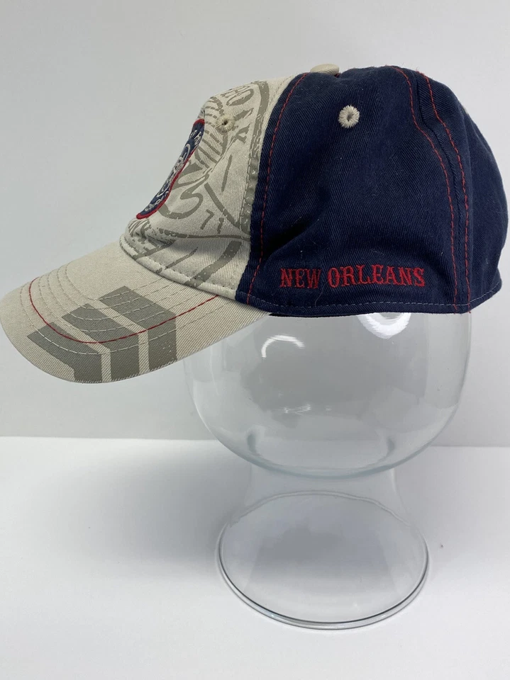 Gorra de béisbol Hard Rock Guitar Company New Orleans M/L - logotipo azul beige - usada en excelente estado Foto 4 de 4