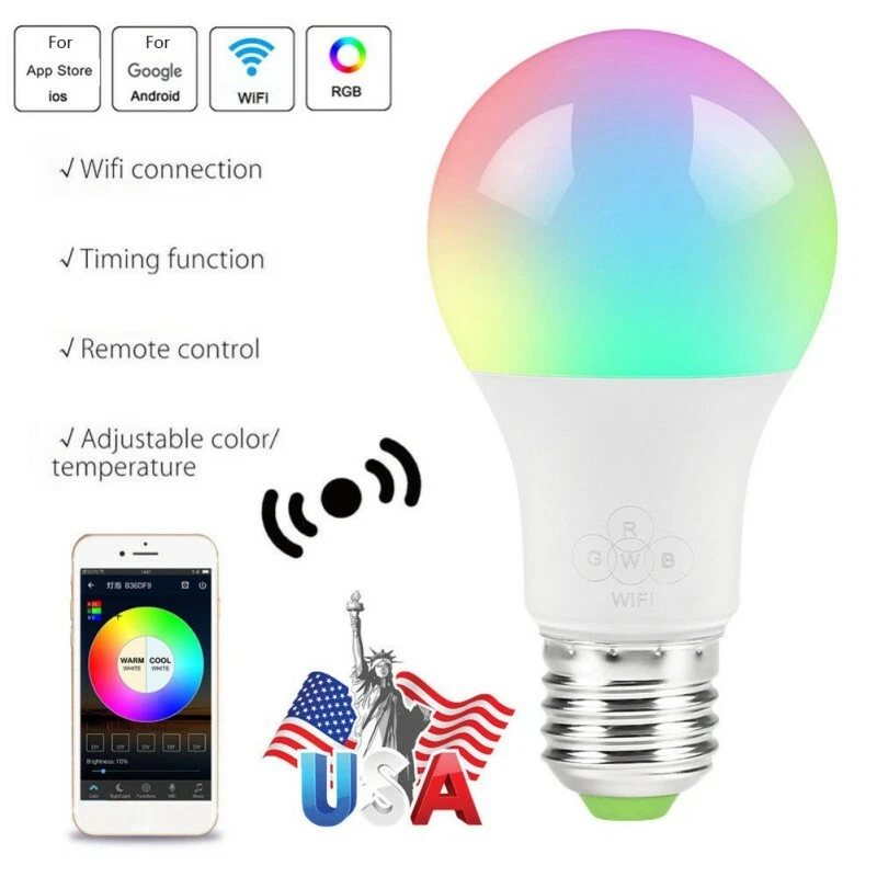Smart wifi bulb sale 7w