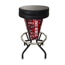 NCAA - Lighted Unlv Swivel Bar Stool College Team Logo