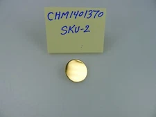 Button Gold Overlay Round, 19 mm.