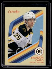 2023-24 O-Pee-Chee Blank Back Brandon Carlo Boston Bruins