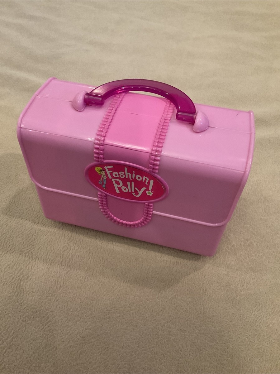Fashion Polly Pocket Suitcase Plastic Storage Doll Clothing