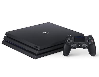 NEW Model SONY Playstation 4(PS4) Pro Game Console JET BLACK 1TB  CUH-7200BB01