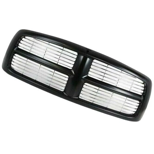 New For 2002-2005 Dodge Ram 1500 2500 3500 Pickup Front Grille Black Plastic Foto 2 de 4