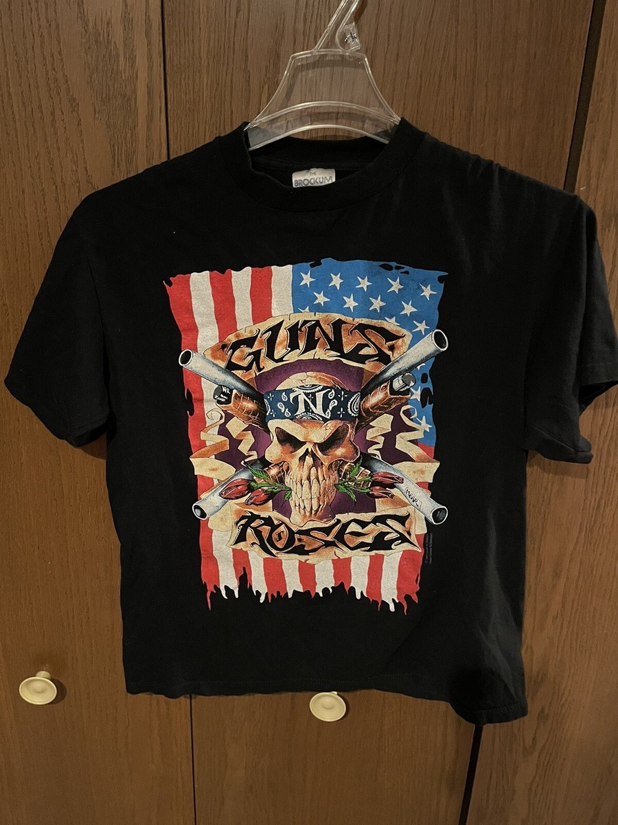 Vintage Original GUNS N ROSES 1991 Rock Tour 91-92 shirt Mens