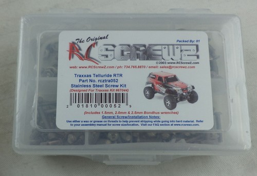 Traxxas Telluride RTR Stainless Steel Screw Set by RC Screwz RCZTRA052 - 第 1/1 張圖片