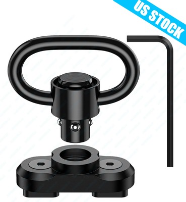 2/4Pcs Quick Release Sling Mount Push Button QD Sling Swivel Adaptor for M-LOK M