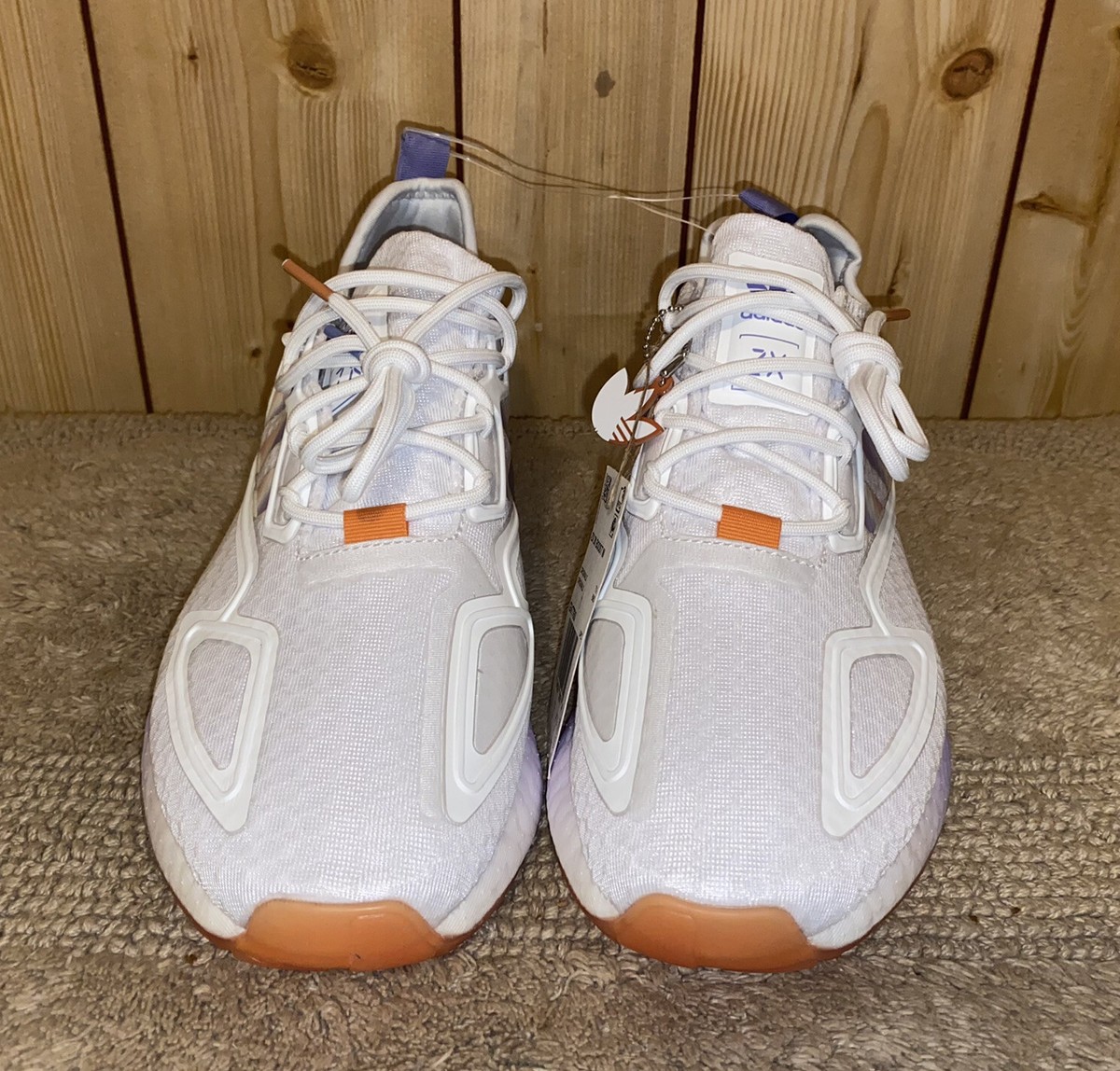 NWOB Adidas ZX 2K Boost W Women's Size 9 White Purple