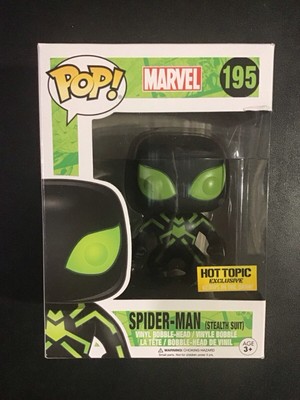 Funko Pop! Vinyl: Marvel - Spider-Man - (Stealth Suit) - #195 - Hot Topic