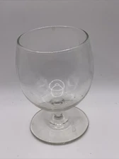 Vintage Small Size Clear Crystal Glass Drinking Mug