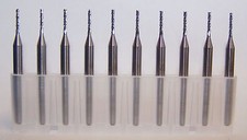 (10) 1.10mm (.0433") DIAMOND CUT CARBIDE ROUTER BURRS, FT Kyocera 4100-0433J256