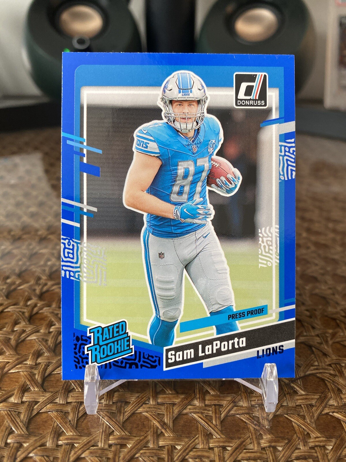 2023 Panini Donruss - Rated Rookie Press Proof Blue #332 Sam LaPorta (RC)