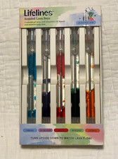 Lifelines Lava Pens Scented Ink 5 Colored Gel Pens Flowing Idea Pens NIB