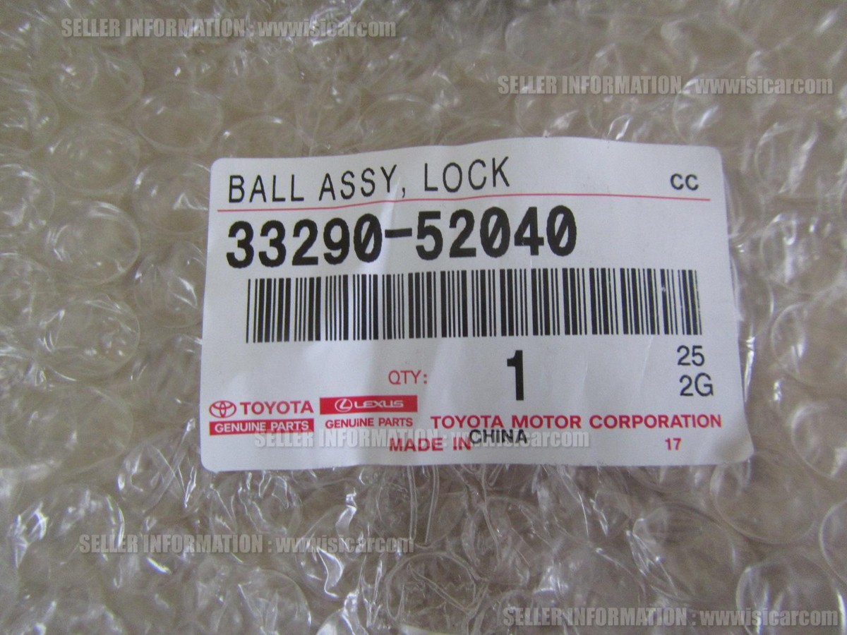 N.°☽　0122 TOYOTA VITZ RS F5 NCP91 BALL ASSY, LOCK, NO.1 . 33290-52040
