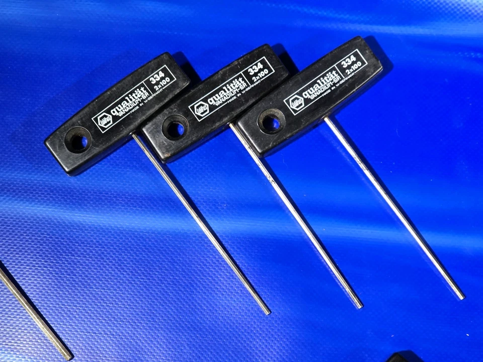 Wiha Quality Vanadium-SP Metric T-Handle Hex Key Set Made in Germany Set of 16 - Image 4 of 4