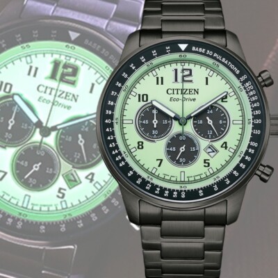 Citizen CA4507-84X Ø 44mm chrono Eco-Drive 24hrs date steel