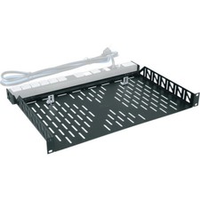 U1V, Middle Atlantic 1RU Vented Steel Rack Shelf For Blu-Ray, Cable Boxes, etc.
