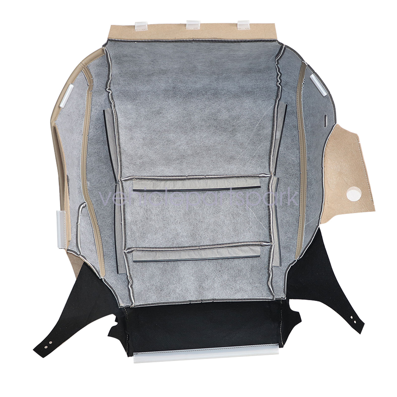 Replacement Driver Perforated Bottom SEAT COVER Tan For 2013 2014 Honda Accord