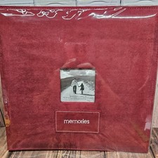 Pioneer E-Z Load 12x12 Memory Book /Scrapbook Cranberry Suede New - 20 Pages