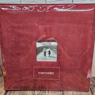 Pioneer E-Z Load 12x12 Memory Book /Scrapbook Cranberry Suede New - 20 Pages