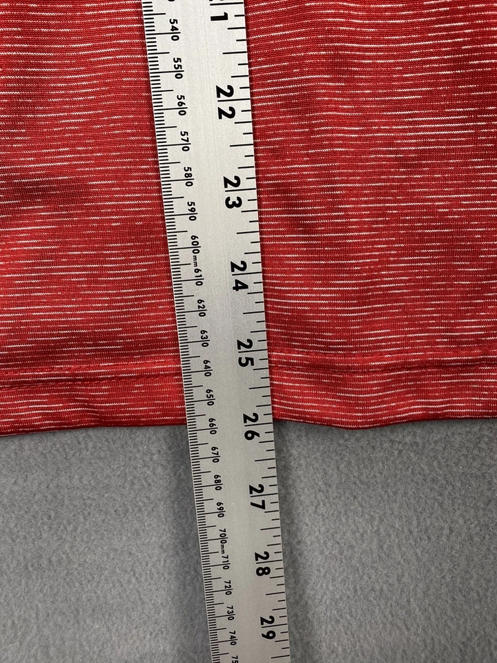 Polo FOG London Niebla Para Hombres S Manga Corta Rojo Pullover Cambray  Foto 3 de 4