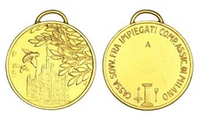 P124, Italy, c1950 Bronze Medal, Subsidy Fund in Milan, Apiculture, Bee, Hive